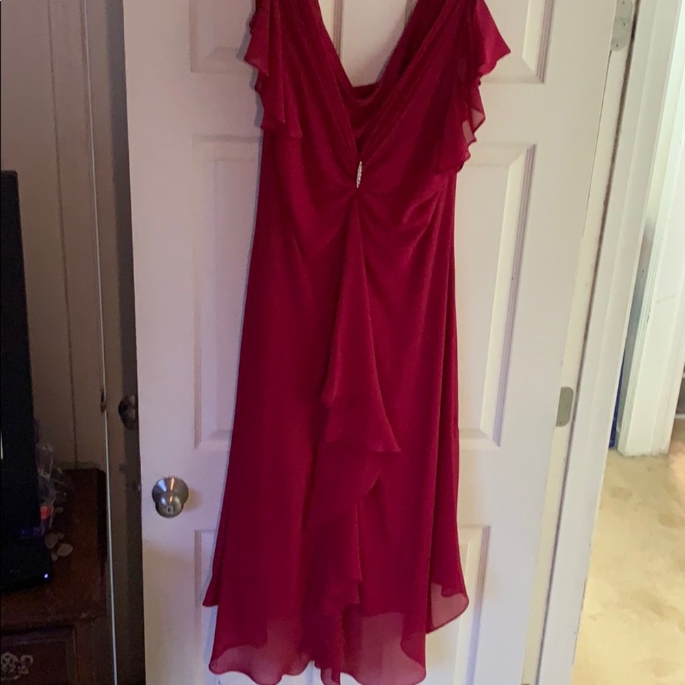 Long pink/fuschia formal dress size 20